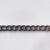Изображение Цепь декоративная панцирного плетения, пластик, 16 мм, золото, синий