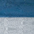Изображение Вышивка на шелковой органзе с вискозой, белого и темно-бирюзового цвета