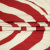 Изображение Трикотаж стрейч белый, вискоза с эластаном, красные концентрические окружности