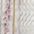 Изображение Курточная стежка двусторонняя, розовые цветы на молочном