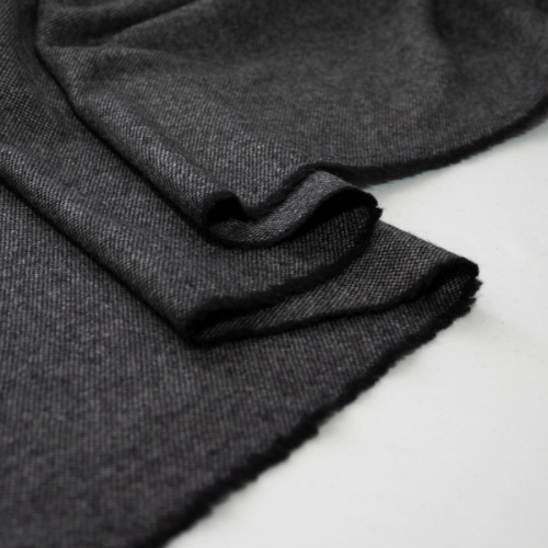 Изображение Костюмная ткань темно-серая, меланж, шерсть, дизайн MAX MARA