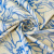 Изображение Жаккард цветы, синий, дизайн Oscar De La Renta