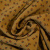 Изображение Плательная ткань вискоза, мелкие цветы, горчица