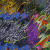 Изображение Атласный шелк натуральный стрейч, волны цвета