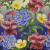 Изображение Шелк со льном, купон, градиент, цветы