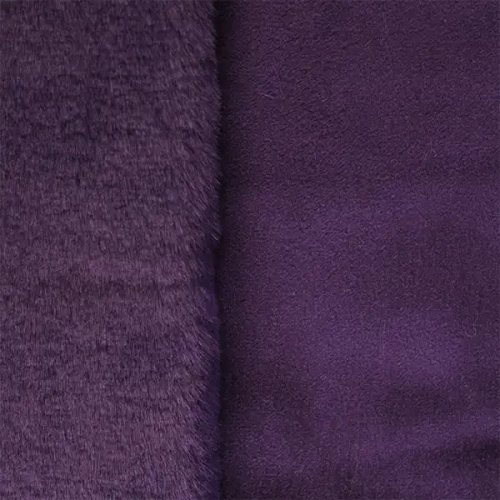 Изображение Дубленка искусственная, фиолетовая