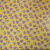 Изображение Шелк шифон натуральный желтый, фиолетовые розы
