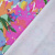 Изображение Трикотаж футер с начесом, разноцветные мазки, белый