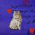Изображение Трикотаж стрейч, вискоза, щенок и котенок, let''s kiss, I love you ❤