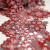 Изображение Кружево крученое набивное красно-розовое