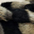 Изображение Мех искусственный средневорсовый в бежево-черную полоску