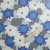 Изображение Трикотаж футер, хлопок с вискозой, цветы и шахматы