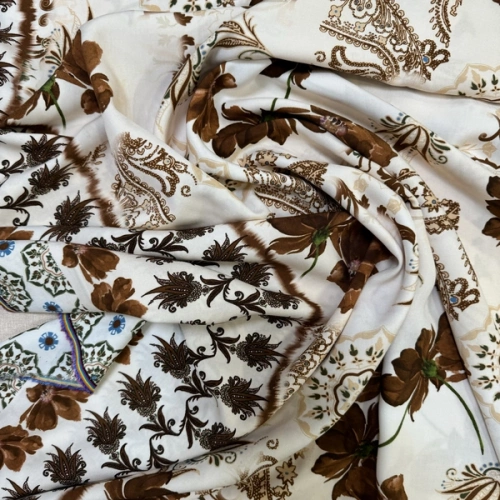Изображение Плательная ткань цветы, дизайн ETRO