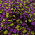 Изображение Шелк жоржет натуральный, лиловая клетка, дизайн VERSUS