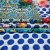 Изображение Шифон купон, синий горох, крупные цветы balletcheena, дизайн D&G