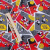 Изображение Трикотаж кулирка, комиксы Микки Маус, желтый, серый, красный