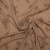 Изображение Шелк жоржет натуральный персиковый, бабочки графика