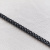Изображение Цепь декоративная панцирного плетения, металл, 5 мм, черный