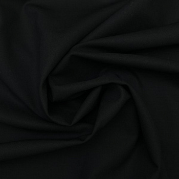 Изображение Сорочечная ткань стрейч, черный