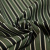Изображение Трикотаж стрейч, вискоза с эластаном, черно-зеленая полоска