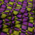 Изображение Шелк жоржет натуральный, лиловая клетка, дизайн VERSUS