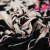 Изображение Трикотаж стрейч с вискозой, цветы на черном