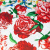 Изображение Шелк атласный, платки, вензеля, розы, дизайн D&G