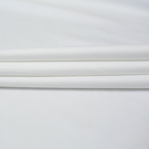 Изображение Плательная ткань твил, белый
