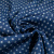 Изображение Джинс стрейч, мелкие голубые звезды на синем