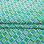 Изображение Креп кади геометрия, зеленый, голубой, дизайн PRADA