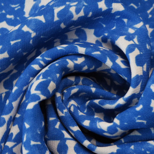 Изображение Плательная ткань, вискоза, синии лианы