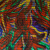 Изображение Атласный шелк натуральный стрейч, мистические лилии