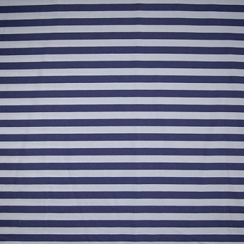 Изображение Плательная ткань, полоска сине-белая