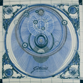 Изображение Батист с шелком, астролябия, дизайн GATTINONI