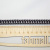Изображение Цепь декоративная панцирного плетения, 10 мм, черный цвет