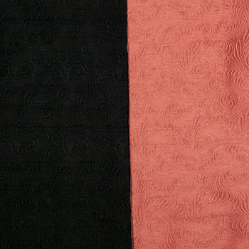 Изображение Чесуча жаккард, шелк натуральный однотонный, в двух цветах