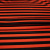 Изображение Трикотаж стрейч, вискоза с эластаном, черно-красная полоска, дизайн VERSACE