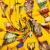 Изображение Трикотаж стрейч желтый, вискоза с эластаном, кубки и бокалы