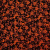 Изображение Плательная ткань, цветы, черный, оранжевый