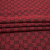 Изображение Жаккард, костюмная ткань, красная с черным орнаментом, дизайн GUCCI