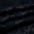 Изображение Жаккард, костюмная ткань темно-синяя, черная роза