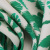 Изображение Плательная ткань, вискоза, белая изумрудными графическими цветами, дизайн FORTE FORTE
