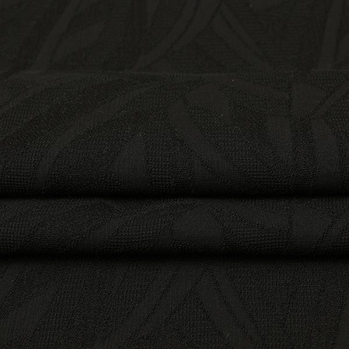 Изображение Марлевка жаккард штрихи, черный, дизайн ARMANI