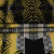 Изображение Трикотаж футер, хлопок стрейч, черно-желтая абстракция