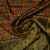 Изображение Атласный шелк натуральный стрейч, рептилия и вязаный деграде, дизайн BLUMARINE