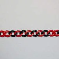 Цепь декоративная панцирного плетения, 15 мм, в двух цветах