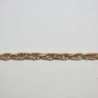 Цепь декоративная кордового плетения, 5 мм, в двух цветах