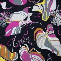 Изображение Трикотаж,  цветочный принт, дизайн подписной EMILIO PUCCI, в двух цветах