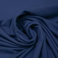 Изображение Трикотаж футер двунитка, однотон синий джинс