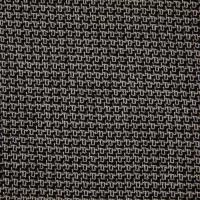 Изображение Твид шанель, костюмная ткань, рисунок квадратики, черно-белый
